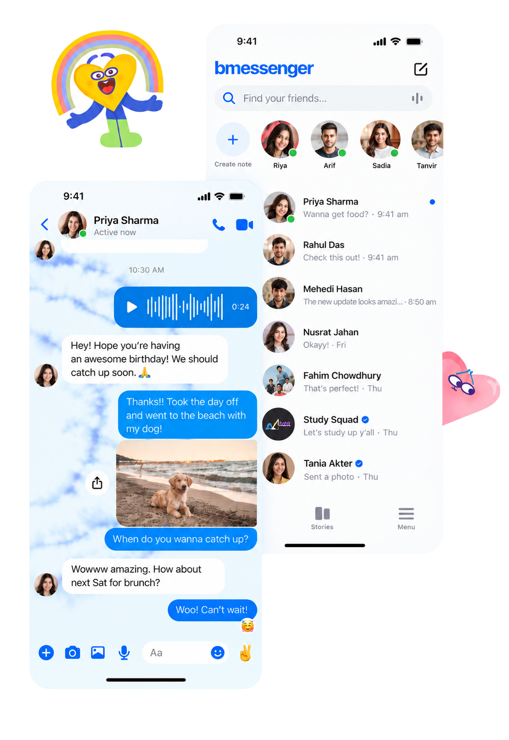 bMessenger app preview